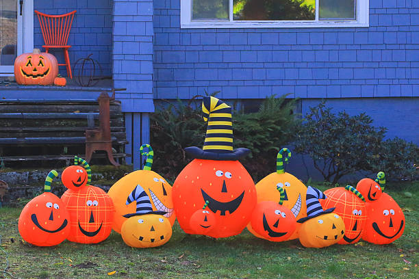 istock Inflatable jack-o-lantern for Halloween 2246758188