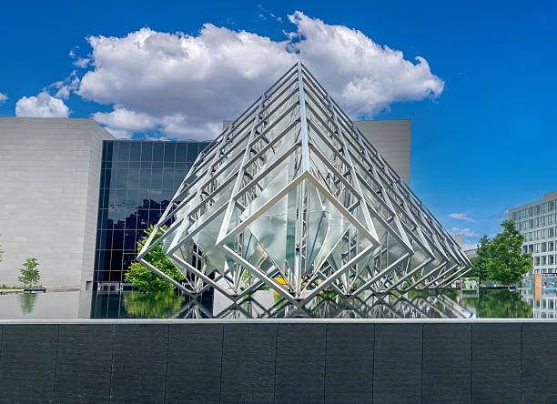 SALT LAKE CITY, UTAH - OCTOBER 1: EXterior of the contemporary Salt Lake City Public Library on October 1, 2015 in Salt Lake City, Utah USA