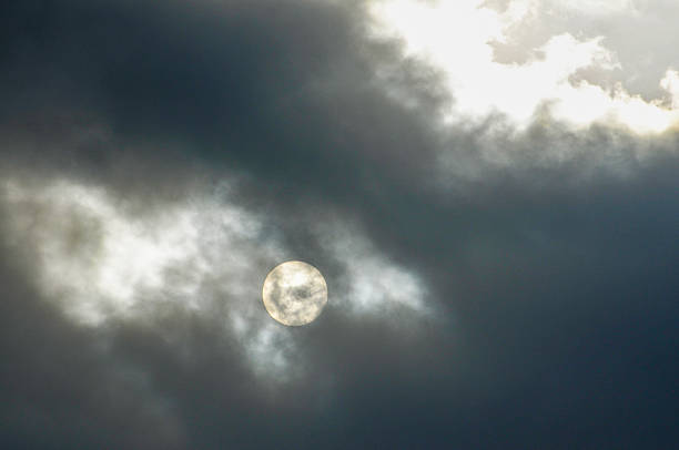 istock Beautiful storm clouds on a summer night with pinks and blues. 2246764124