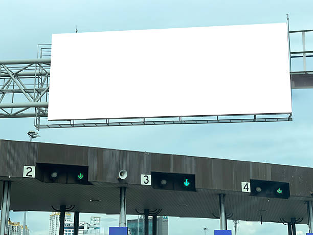 istock Blank Billboard Above Toll Booth on Highway 2246771088