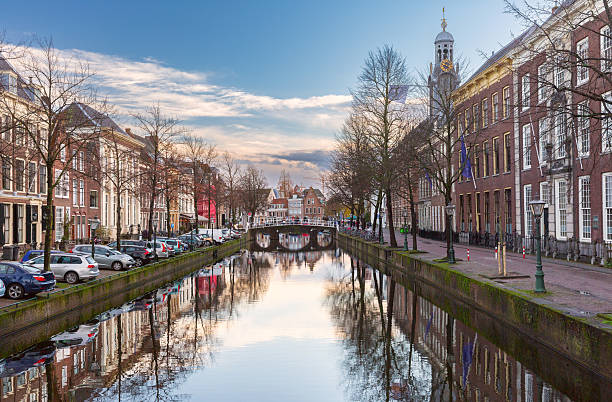 istock Canal at sunset in Leiden Netherlands 2246774062