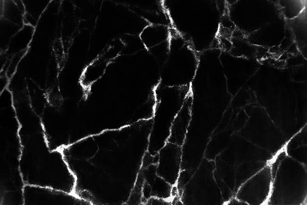 istock Marble black and white texture vein granite dark background 2246774456