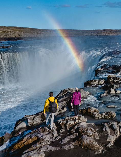istock Chasing rainbows at Selfoss waterfall in Icelands stunning natural scenery 2246775178