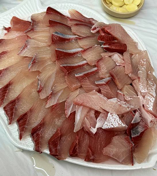 istock Fresh and delicate sashimi slices, beautifully presented with vibrant colors and perfect cuts. This traditional Japanese delicacy highlights the pure flavors of premium seafood. 2246778063