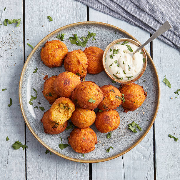 istock Sweet potato corn falafel 2246779329