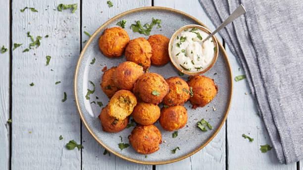 istock Sweet potato corn falafel 2246779397
