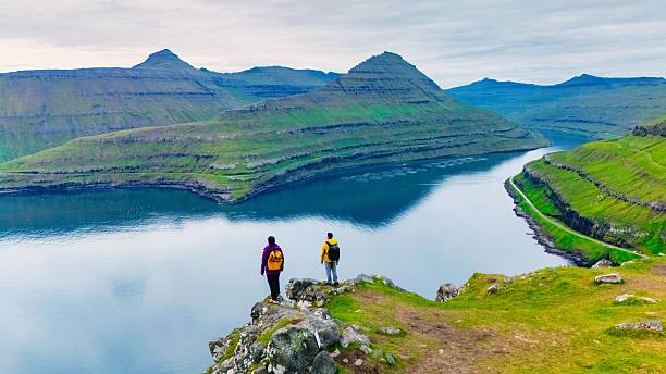 istock Gonguturur Hvithamar Trail, Faroe Islands 2246779873