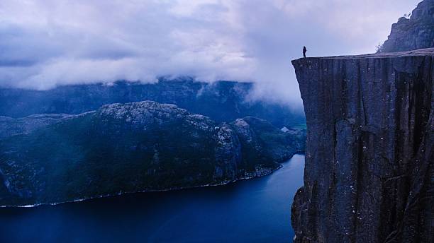 istock Experience breathtaking views from Preikestolen Cliff in Norway during twilight hours 2246779890