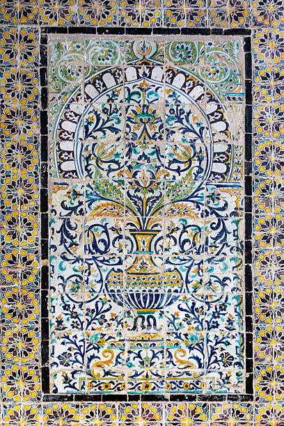 istock Ancient roman mosaic on the floor 2246785840