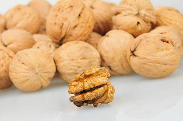 istock White background of the walnut 2246790243