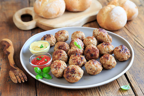 istock Minced meat patties on a plate 2246790655