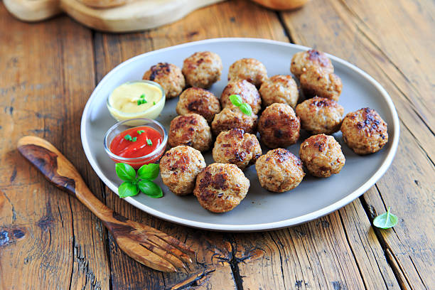 istock Minced meat patties on a plate 2246790663