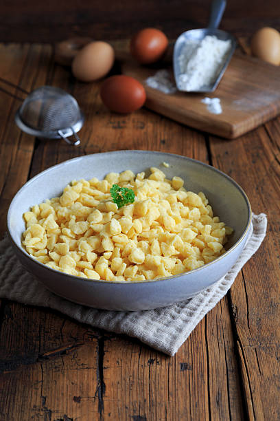 istock fresh homemade spaetzle in a bowl 2246791550