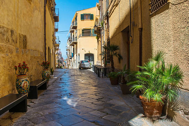 istock Street In Cefalu, Sicily, Italy 2246792207