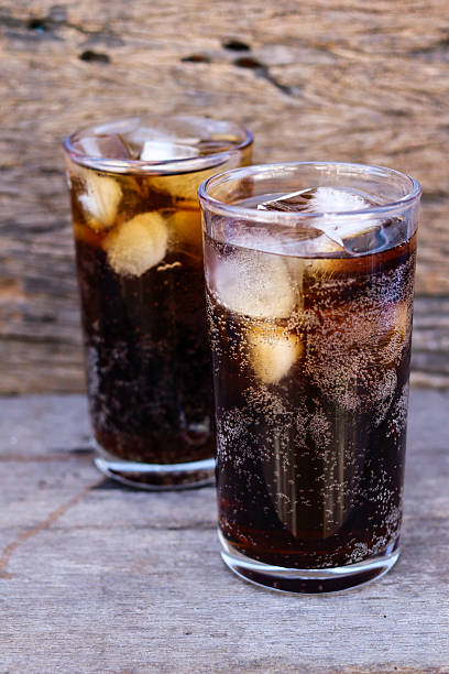 istock Soft drink cola with iced on glass 2246794341