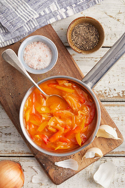 istock Spicy paprika bell pepper sauce 2246803773