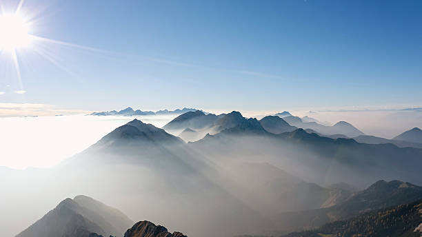 Blue hills in Alps, Austria, Schneeberg
