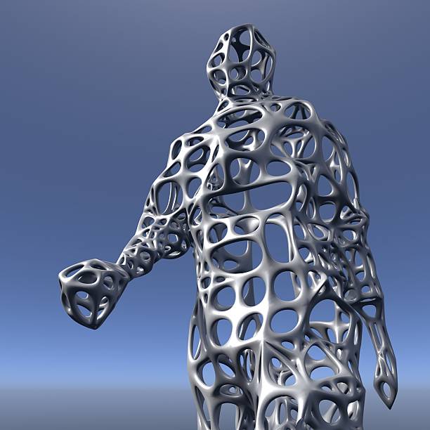 3D illustration of Sci-fi model