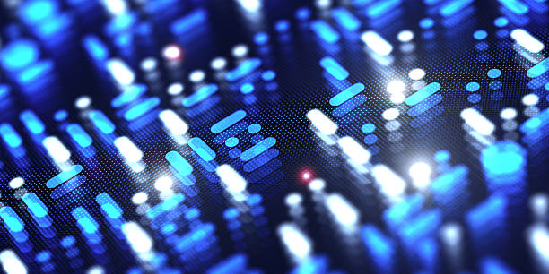 Big DATA Technology Concepts. Binary Code Digital Backgrounds stock photo