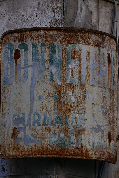 istock Traces of an old sign, Grenoble 2246812526