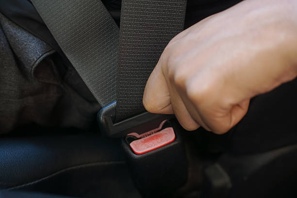 istock Fasten your seatbelt before driving to prevent accidents 2246814417
