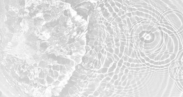 istock White water with ripples on the surface. Defocus blurred transparent white colored clear calm water surface texture with splashes and bubbles. Water waves with shining pattern texture background. 2246816138