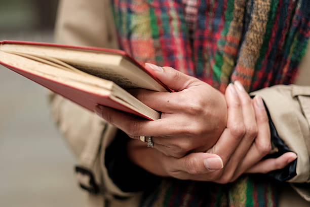 Woman reading Jewish Bible