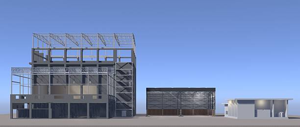 istock 3D illustration of industrial project 2246816502