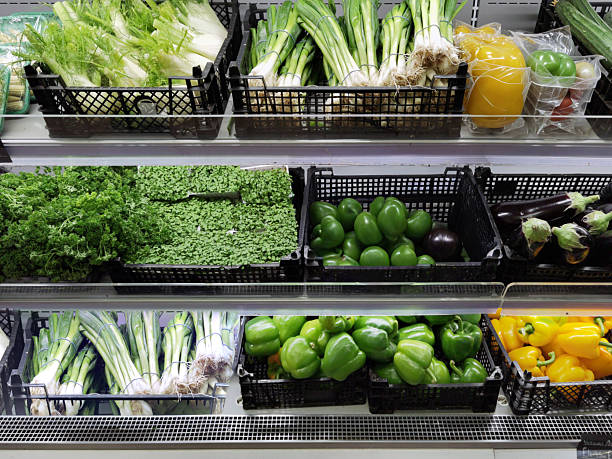 istock Market selling food, fruit and vegetables in a traditional setting. 2246819507