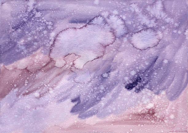 istock texture TIE-DYE WASH watercolor plum cosmic abstract 5 2246819995