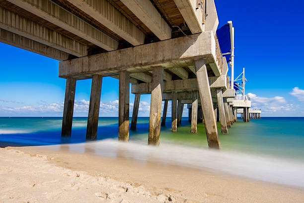 istock Pompano Beach Florida. Under the fishing pier long exposure 2246827462