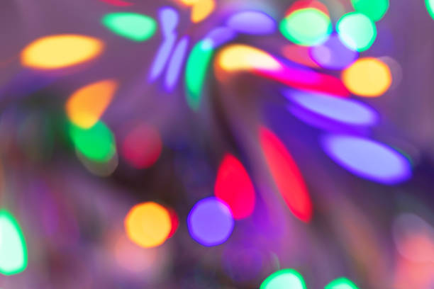 Abstract color image. The colors red, green, yellow, blue form different shapes.