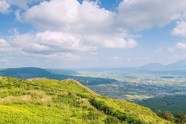 istock Nishiyunouraenchi Observatory viewpoint at Mt. Aso, Kumamoto 2246842714