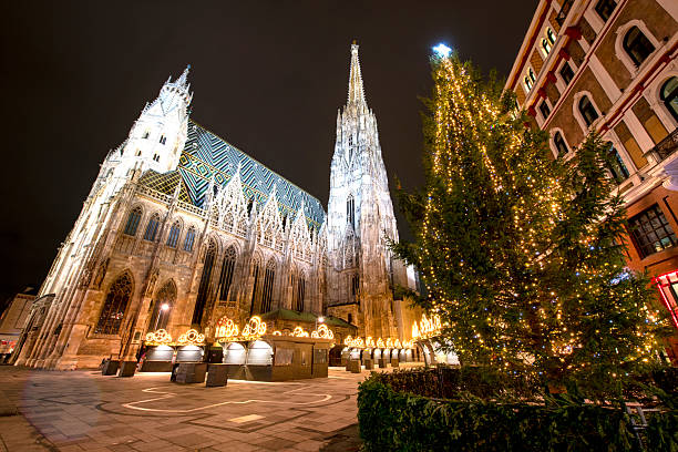 St. Stephan Cathedral in Christmas time, Vienna