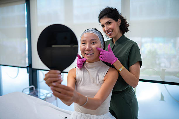 istock Examining a new patient in a beauty clinic 2246851300
