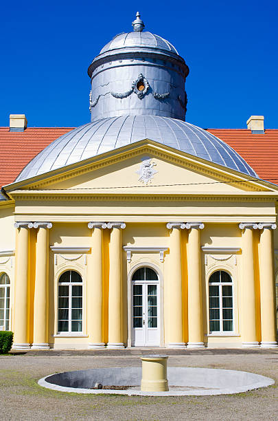 istock Stunning facade with architectural details in sunshine, Milicz, Poland 2246856162