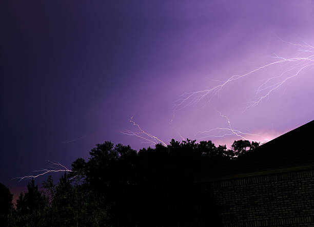 istock A Long Exposure of Multiple Lightning Strikes During a Nighttime Thunderstorm 2246857356