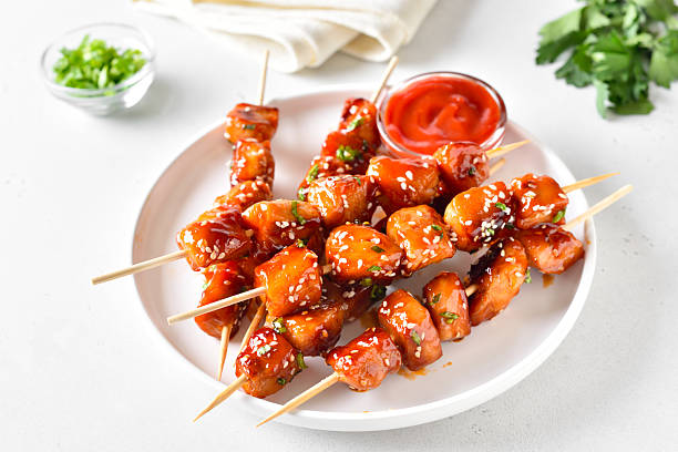 istock Teriyaki chicken skewers 2246859623