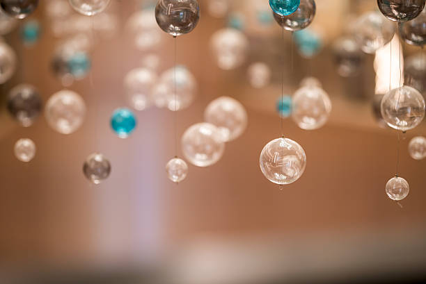istock Beautiful Hanging Glass Orbs in Focus 2246862951