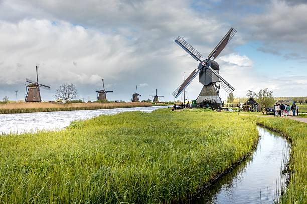 istock Kinderdijk, a village in the Netherlands, is famous for its iconic windmills 2246873567
