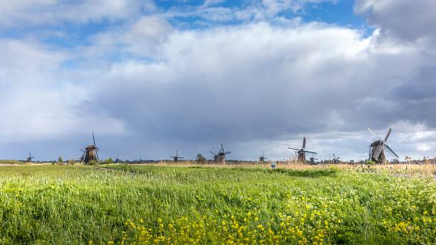 istock Kinderdijk, a village in the Netherlands, is famous for its iconic windmills 2246873613