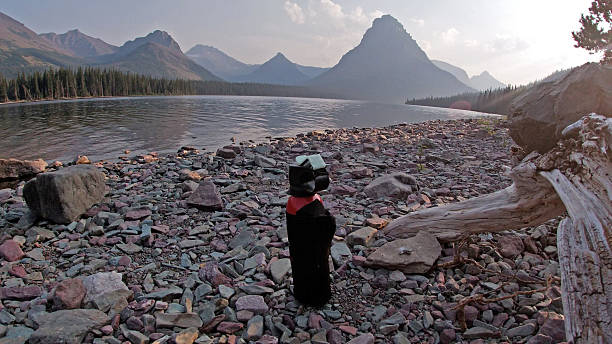 Bear Spray by Mountain Lake stock photo