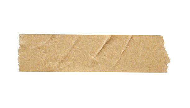istock Brown adhesive paper tape isolated on white background 2246884531