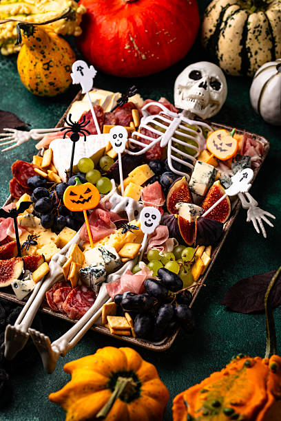istock Assortment of cheese and meat appetizers 2246884849