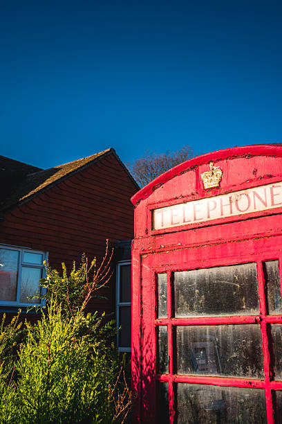 Snow falling over London
