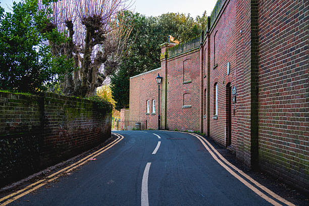 istock Marlow england winding street lined with brick buildings 2246888745