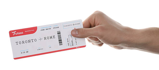 istock Travel agency. Man holding flight ticket on white background, closeup 2246892877