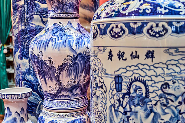 Chinese style porcelain pottery