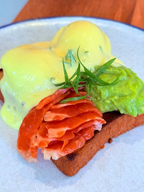 Eggs Benedict with Smoked Salmon and Avocado