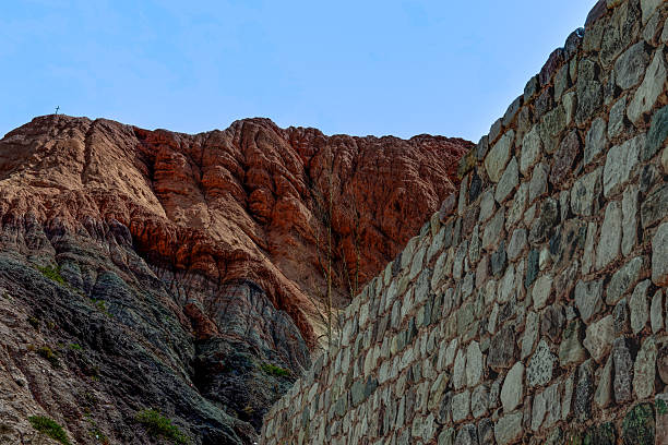 The Valle del Armoires (Rainbow Valley) is known for hills striped with vibrant mineral colors